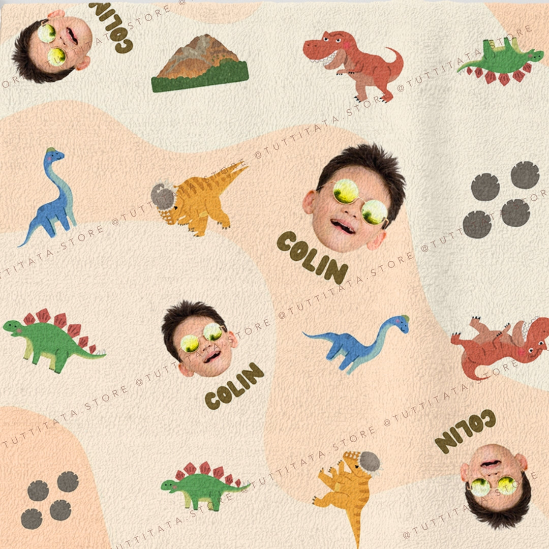 個人化頭像毛巾仔- 恐龍款🦖 Set C