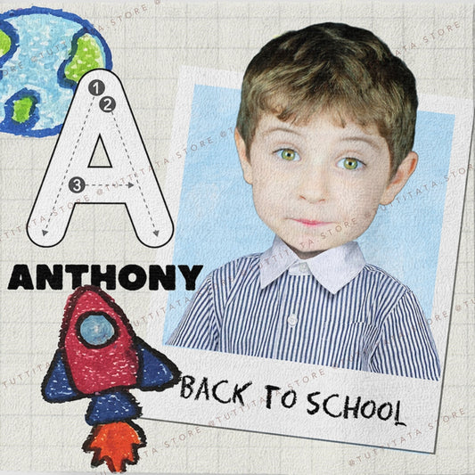 個人化頭像毛巾仔- 太空款 🚀 Set A