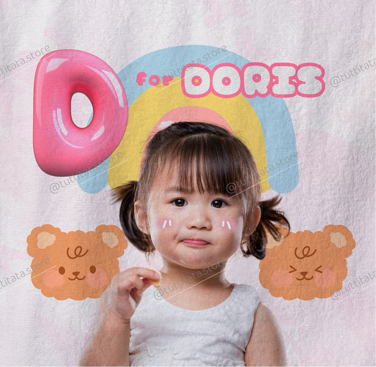 【2025新款】個人化頭像毛巾仔- 熊熊款 Set C