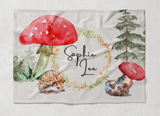 客製化抱枕被- 名字系列- 箭豬仔