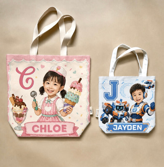 Personalised Portrait Tote Bag
