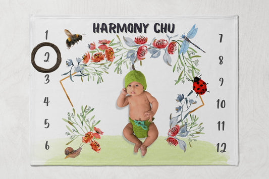 Ladybug with Floral Deco 小甲蟲