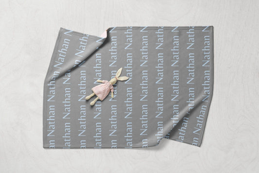 客製化抱枕被- 名字簡約款