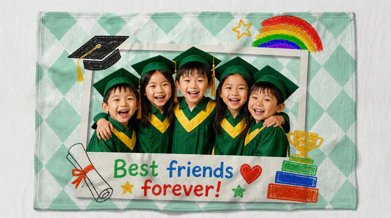 🎓 Graduation Gift - Personalized Blanket 🎓