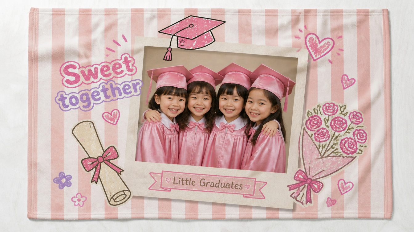 🎓 Graduation Gift - Personalized Blanket 🎓