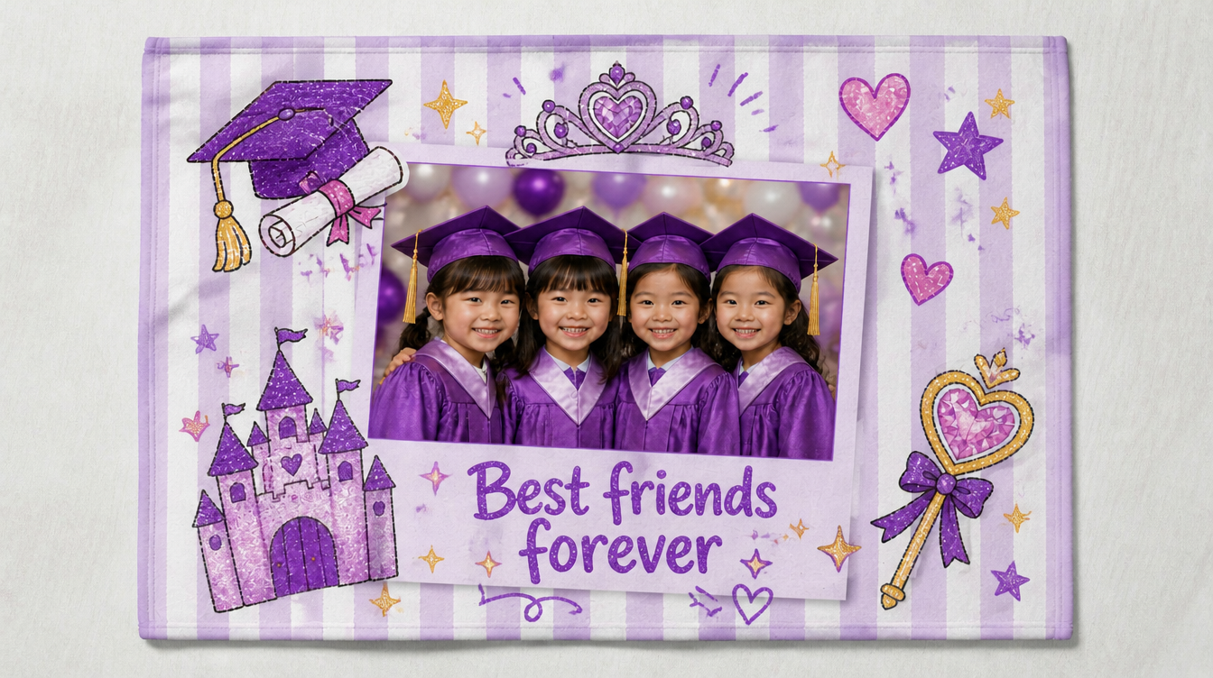 🎓 Graduation Gift - Personalized Blanket 🎓
