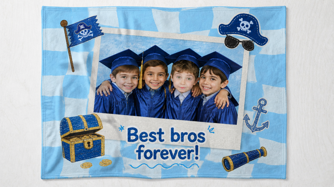 🎓 Graduation Gift - Personalized Blanket 🎓