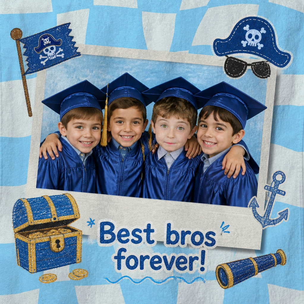 Personalized graduation towel