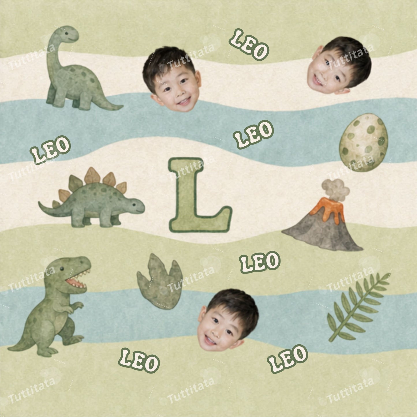 【2026 New】Dino adventure square towel