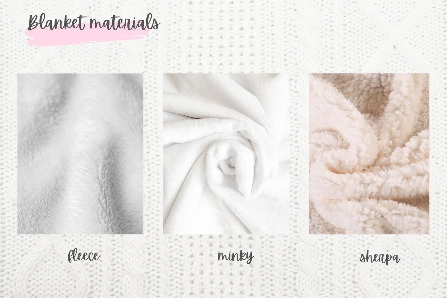 Personalized name minky dimple dot blanket