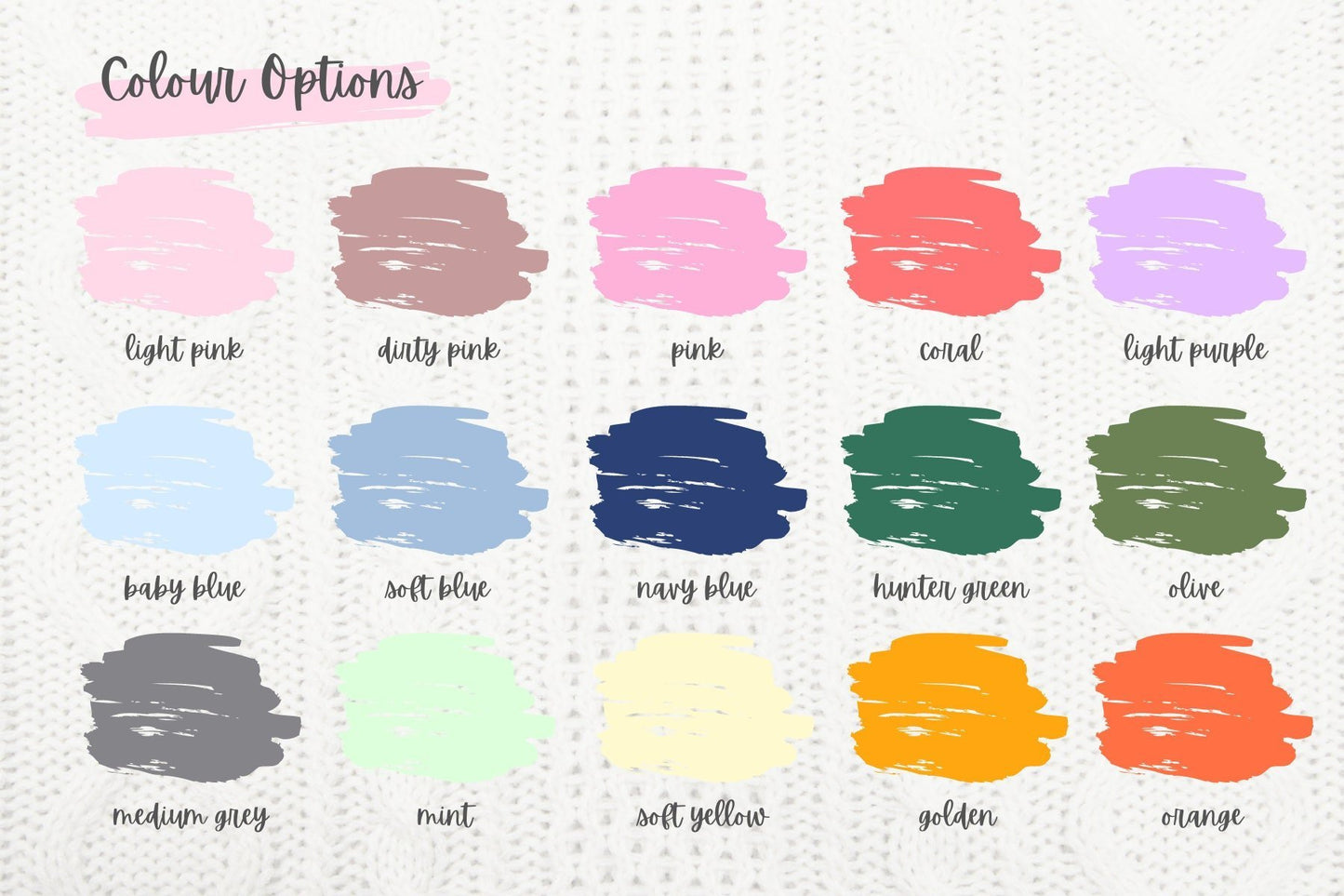 全新名字被選項設計 Customised New Design Name Blanket